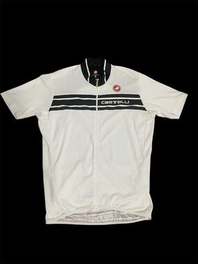 Castelli White Cycling Jersey